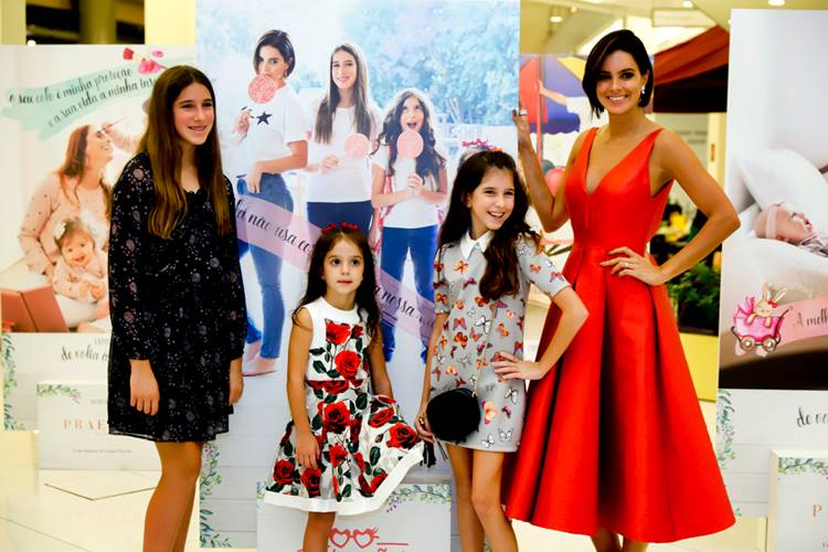 Vera Viel participa de exposição em homenagem ao ‘Dias das Mães’ com as filhas