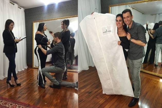 Fabiola Gadelha escolhe vestido de noiva /(Divulgação)