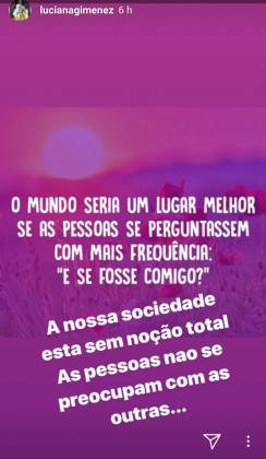Stories Luciana Gimenez/Instagram