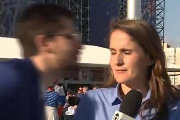 Tentativa de assédio - Reprodução/TV Globo