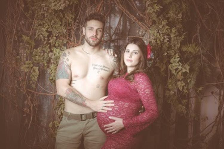 Diego Del Rio posa ao lado da esposa grávida – Confira os clicks!