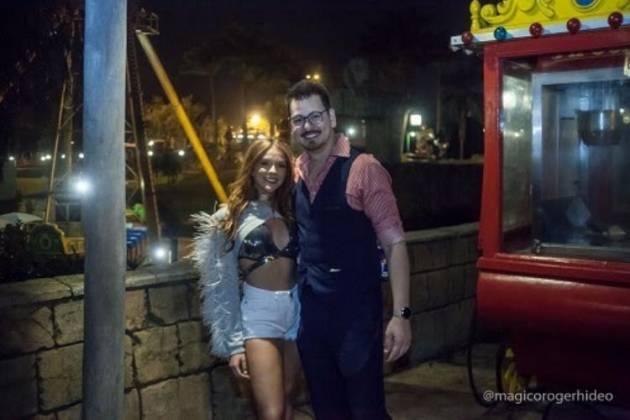 Gabi Lopes e Roger Hideo Gabi Lopes e Roger Hideo - Divulgação