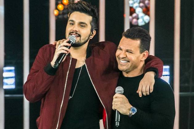 Luan Santana e Eduardo Costa (Globo/Fábio Rocha)