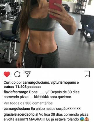 Post - Flavia Camargo/Instagram