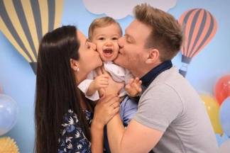 Thais Fersoza, Teodoro e Michel Teló - Reprodução/Instagram