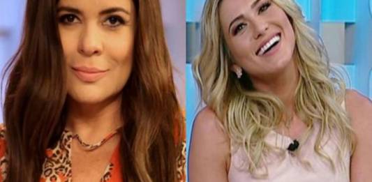 Mara Maravilha e Lívia Andrade - Montagem/Área VIP