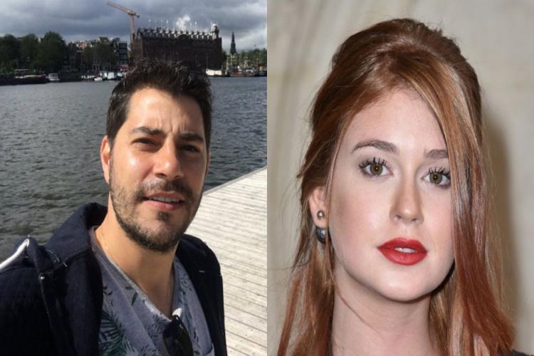 Evaristo Costa zoa foto de Marina Ruy Barbosa na Grécia