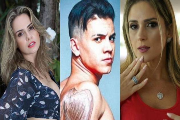 Ana Paula Renault, Biel e Nadja Pessoa - Montagem/Área VIP