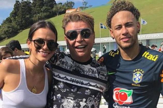 Bruna Marquezine, David Brazil e Neymar - Reprodução/Instagram