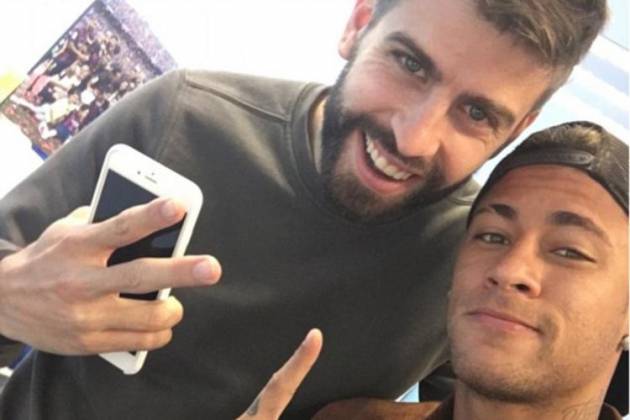 Gerard Piqué e Neymar - Reprodução/Instagram