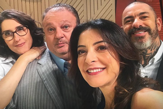 Paola Carosella, Eric Jacquin, Ana Paula Padrão e Henrique Fogaça/Instagram