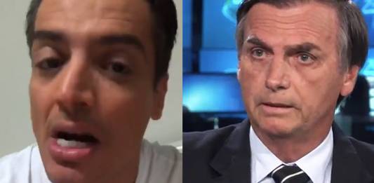 Leo Dias e Jair Bolsonaro - Reprodução/Instagram/Globo