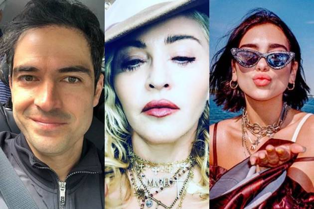 Alfonso Herrera - Madonna - Dua Lipa/Instagram