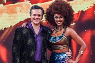 Danton Mello e Brenda Martins ( TV Globo\Joaquim Costa)