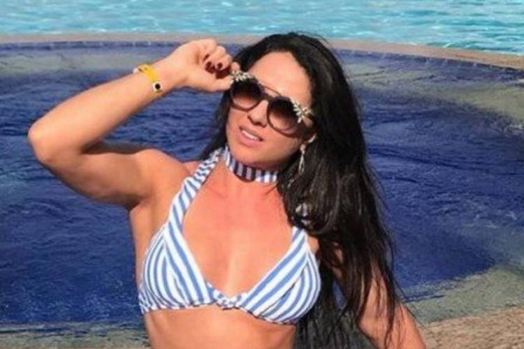 Graciele Lacerda revela tatuagem em homenagem a Zezé Di Camargo