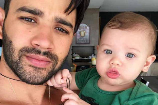 Gusttavo Lima e o filho