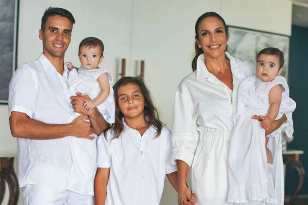 Ivete Sangalo com sua família (Instagram/Foto:rafamattei)