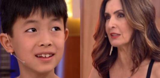 Fatima Bernardes e Ryuju - Reprodução/Rede Globo