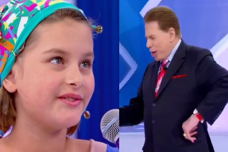 Menina chama Silvio Santos de ‘velho’ durante programa e surpreende apresentador