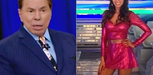 Silvio Santos expulsa Bailarina - fotomontagem/Área VIP