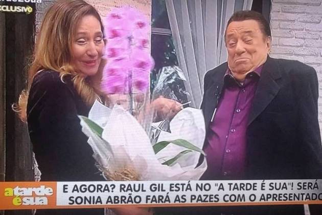Sonia Abrão e Raul Gil (Reprodução/Rede TV)