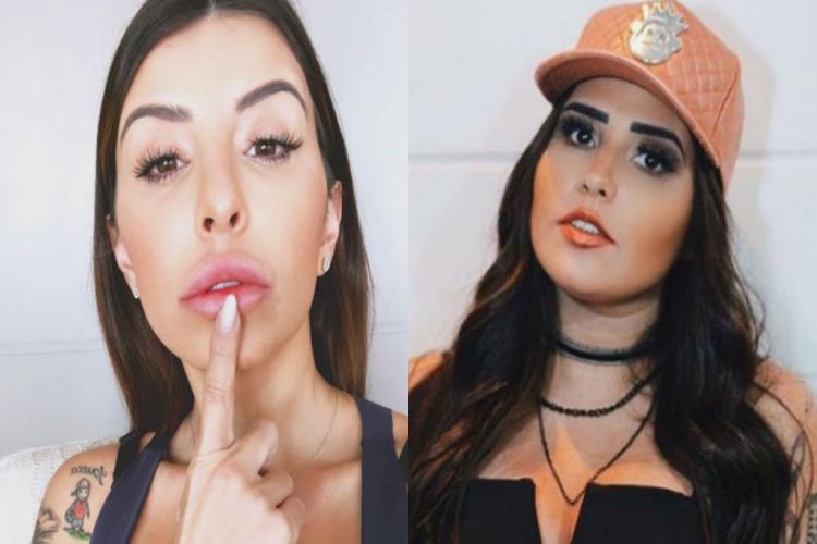 Mulher de Léo Moura chama Perlla de falsa