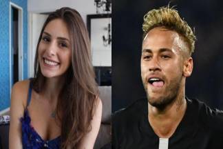 Camila Karam e Neymar - Montagem/Área VIP