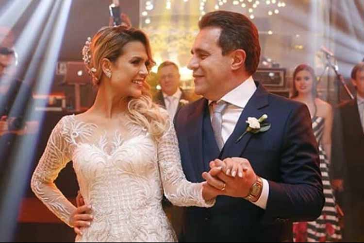 Famosos prestigiam casamento de Beca Milano com diretor do SBT