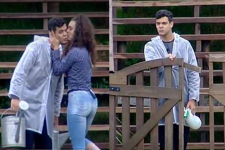 A Fazenda 10: Caique reclama de Evandro para Fernanda