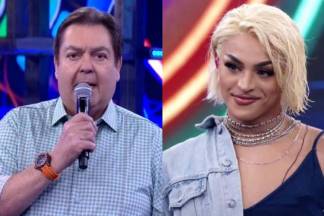 Faustão e Pabllo Vittar - Reprodução/TV Globo