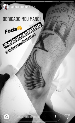 Gabriel Medina Tatuagem