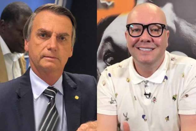 Jair Bolsonaro e Felipeh Campos Jair Bolsonaro e Felipeh Campos - Reprodução/Instagram