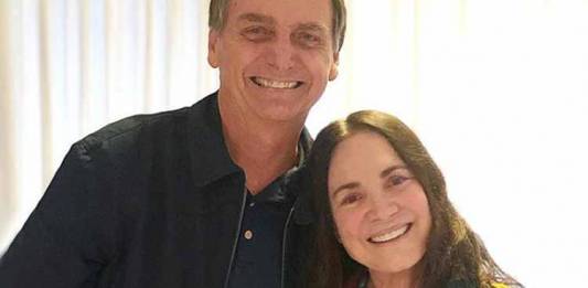 Jair Bolsonaro e Regina Duarte - Reprodução/Instagram