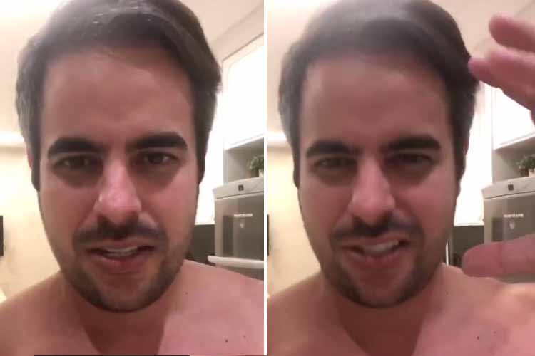 Kaká Diniz, marido de Simone, se assusta com ‘ladrão’ em sua residência