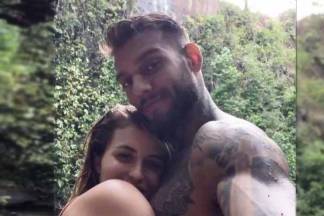 Lucas Lucco e a namorada Lorena Carvalho - Reprodução