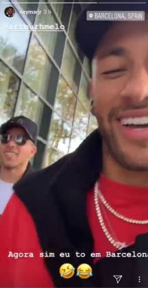Neymar / Reprodução: Instagram stories 