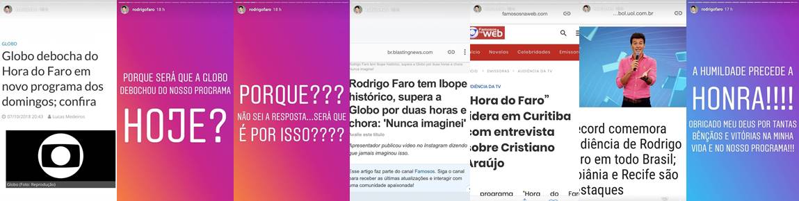 Rodrigo Faro / Instagram: Stories
