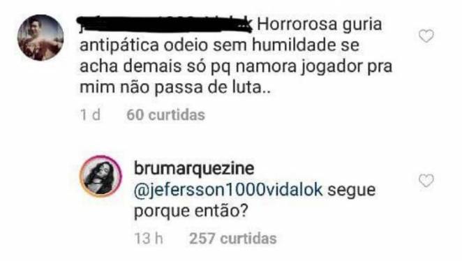 Resposta Bruna Marquezine/Instagram