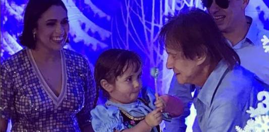 Roberto Carlos e a neta, Laura/Instagram