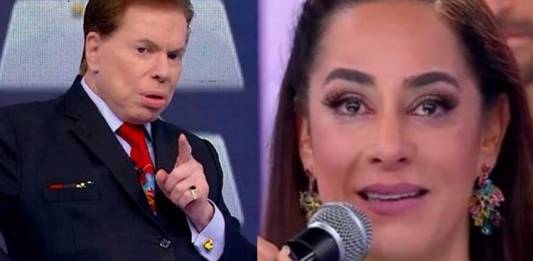 Silvio Santos e Silvia Abravanel - Reprodução/SBT