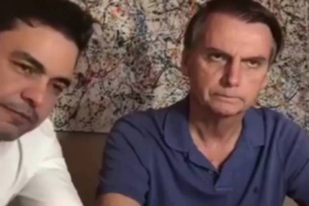 Zezé Di Camargo e Jair Bolsonaro/Instagram