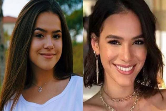 Maísa e Bruna Marquezine Maísa e Bruna Marquezine - Montagem/Área VIP