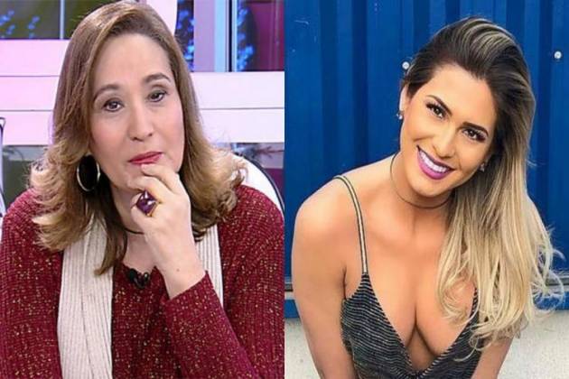 Sonia Abrão e Lívia Andrade - Montagem/Área VIP