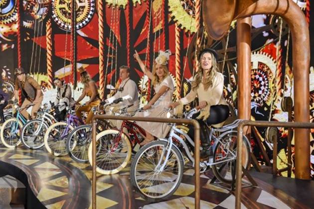 Artistas na mensagem de Fim de ano da Globo (Globo / Cesar Alves)