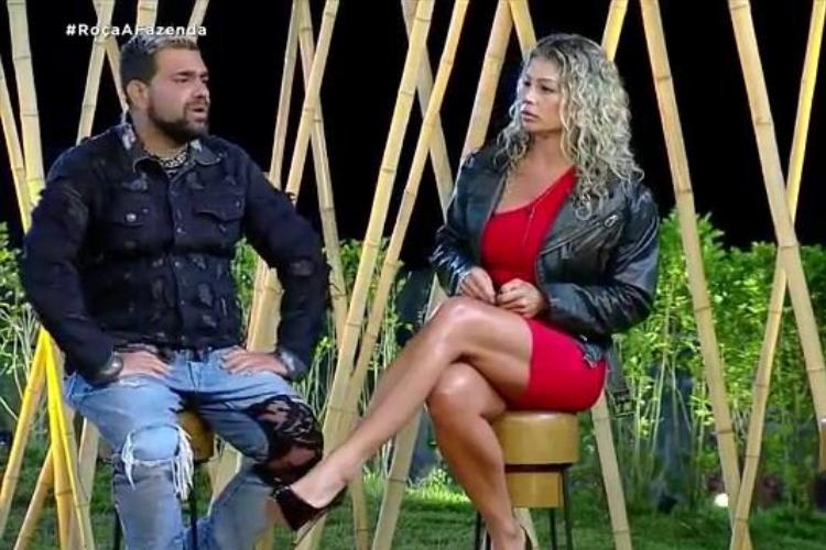 “A Fazenda 10”: Catia e Evandro são retirados da sede, e transmissão é cortada