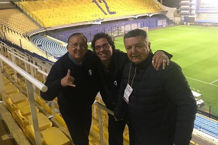 Casagrande e Galvão Bueno se despedem de Arnaldo Cezar Coelho