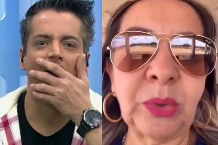 Após ser desmentido por Mileide Mihaile, Leo Dias expõe vídeo da mãe de Wesley Safadão