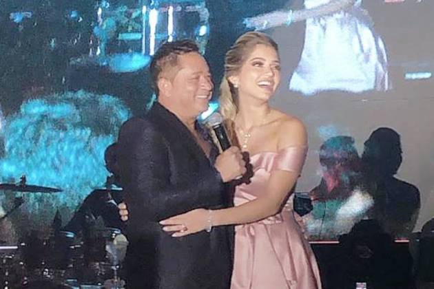 Leonardo com a sobrinha Leonardo com a sobrinha/Instagram