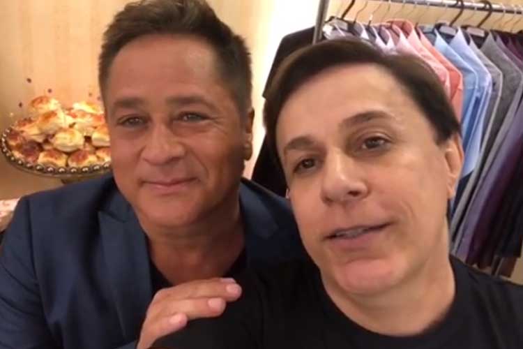Tom Cavalcante se declara para cantor Leonardo e vídeo diverte seguidores