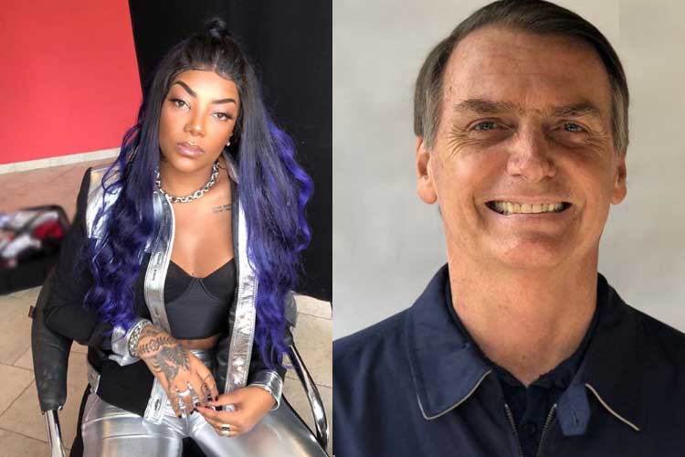 Ludmilla curte publicação de Bolsonaro e é atacada na web